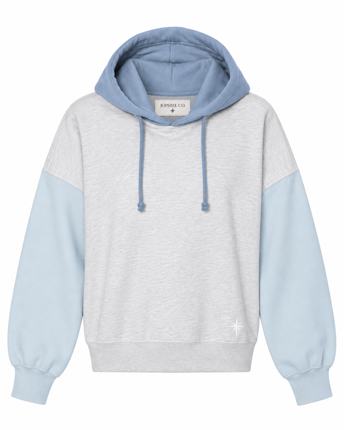 Blue Artic Vintage Hoodie