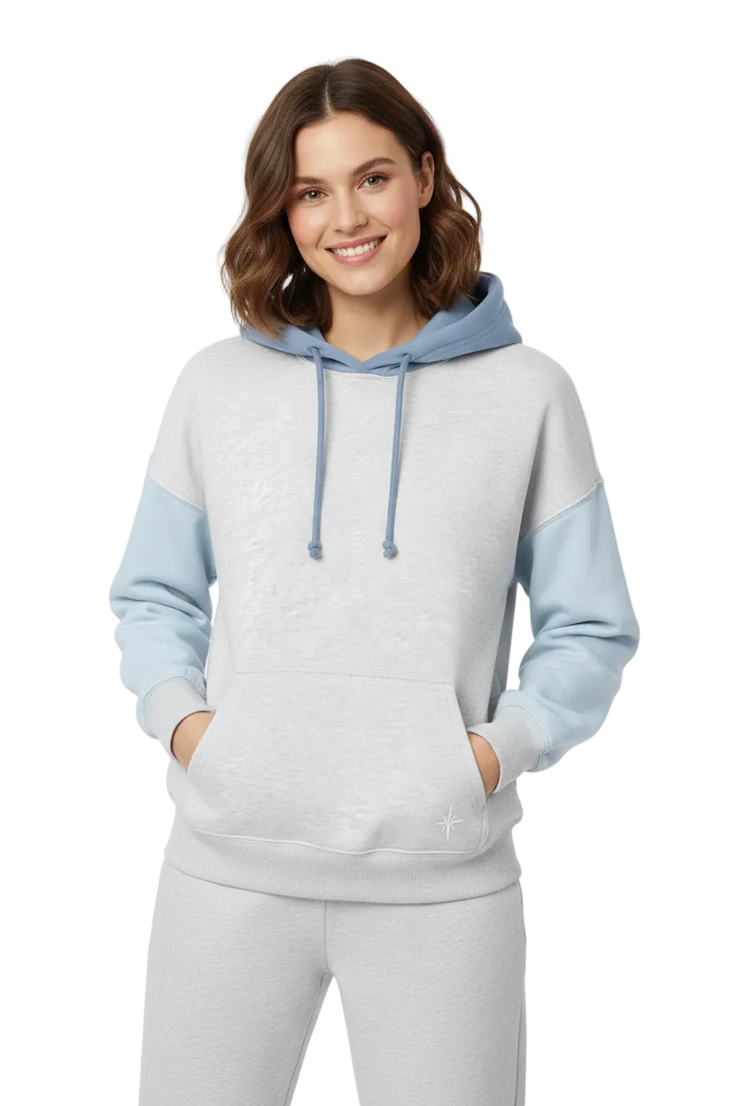 Blue Artic Vintage Hoodie