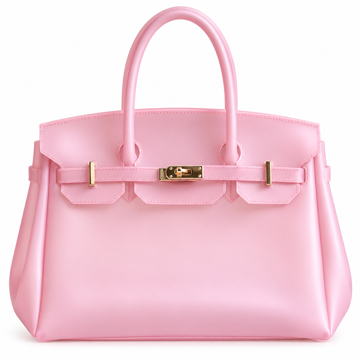 Pink Orchid Jelly Handbag
