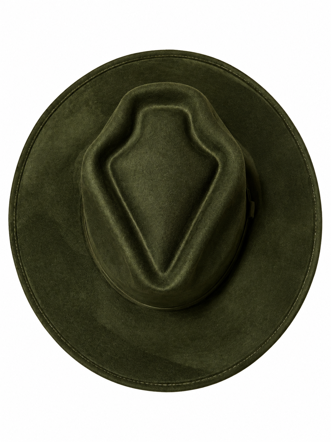 Sage Arrow Suede Hat