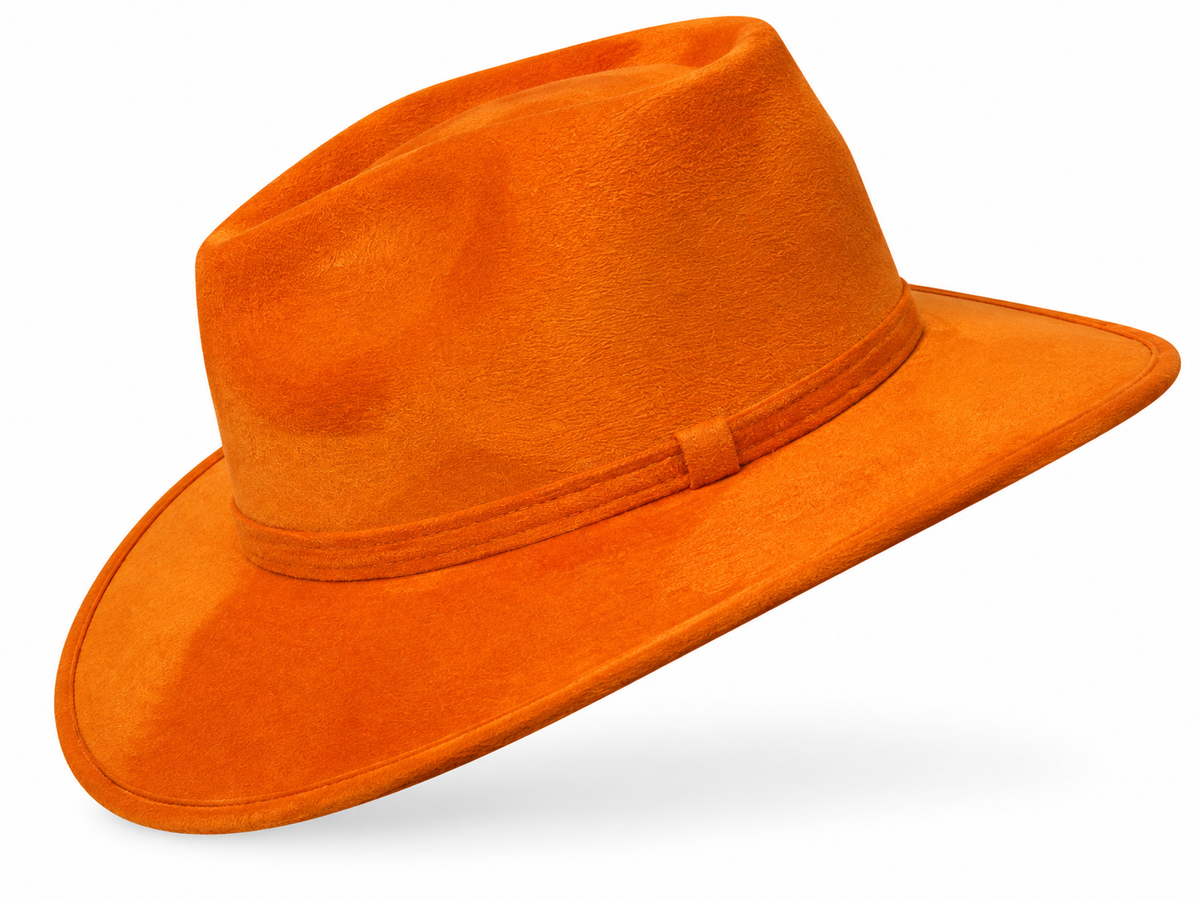 Two-Way Honey Suede Hat